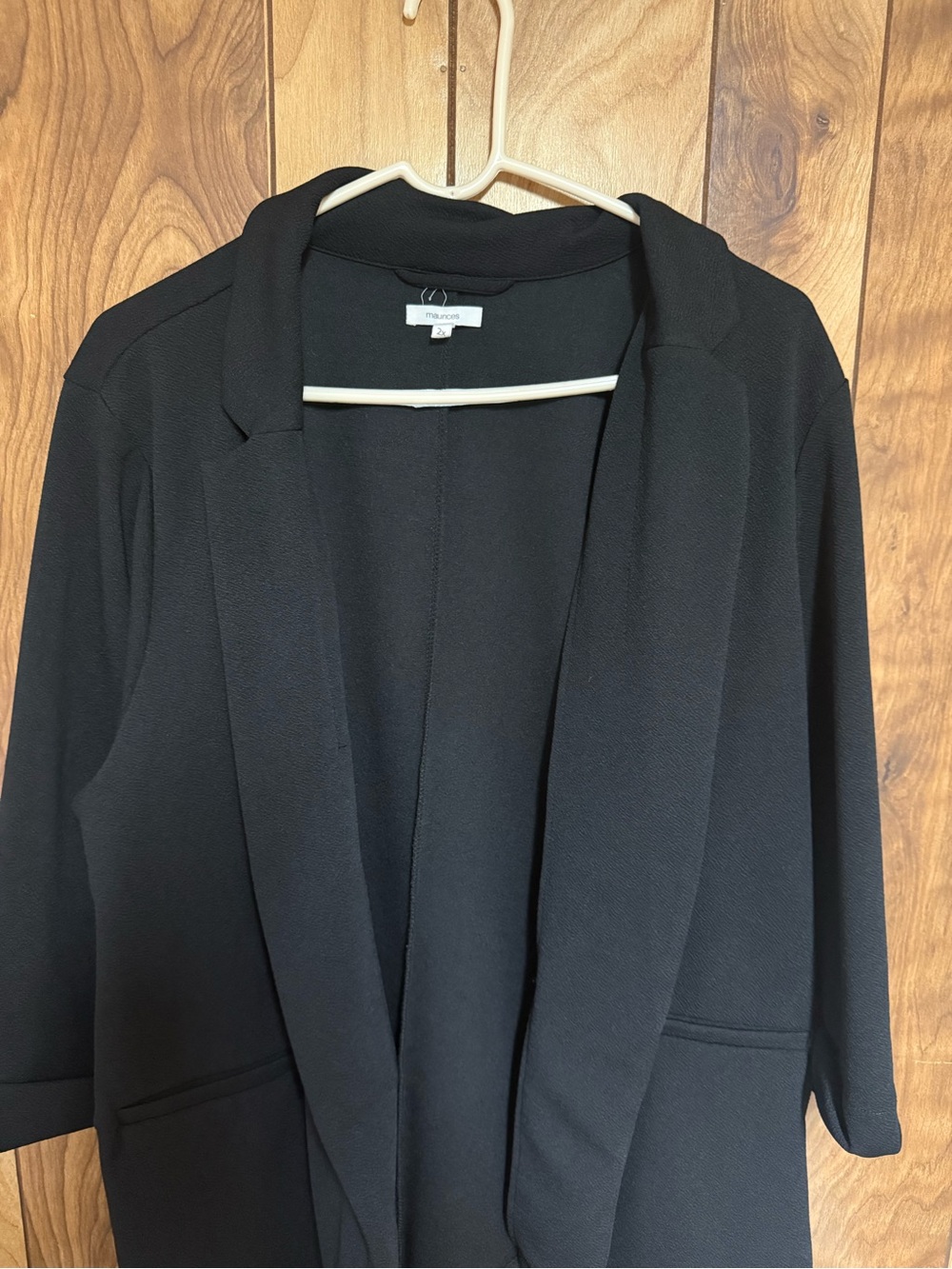 Maurice’s Black Open-Front Blazer Jacket